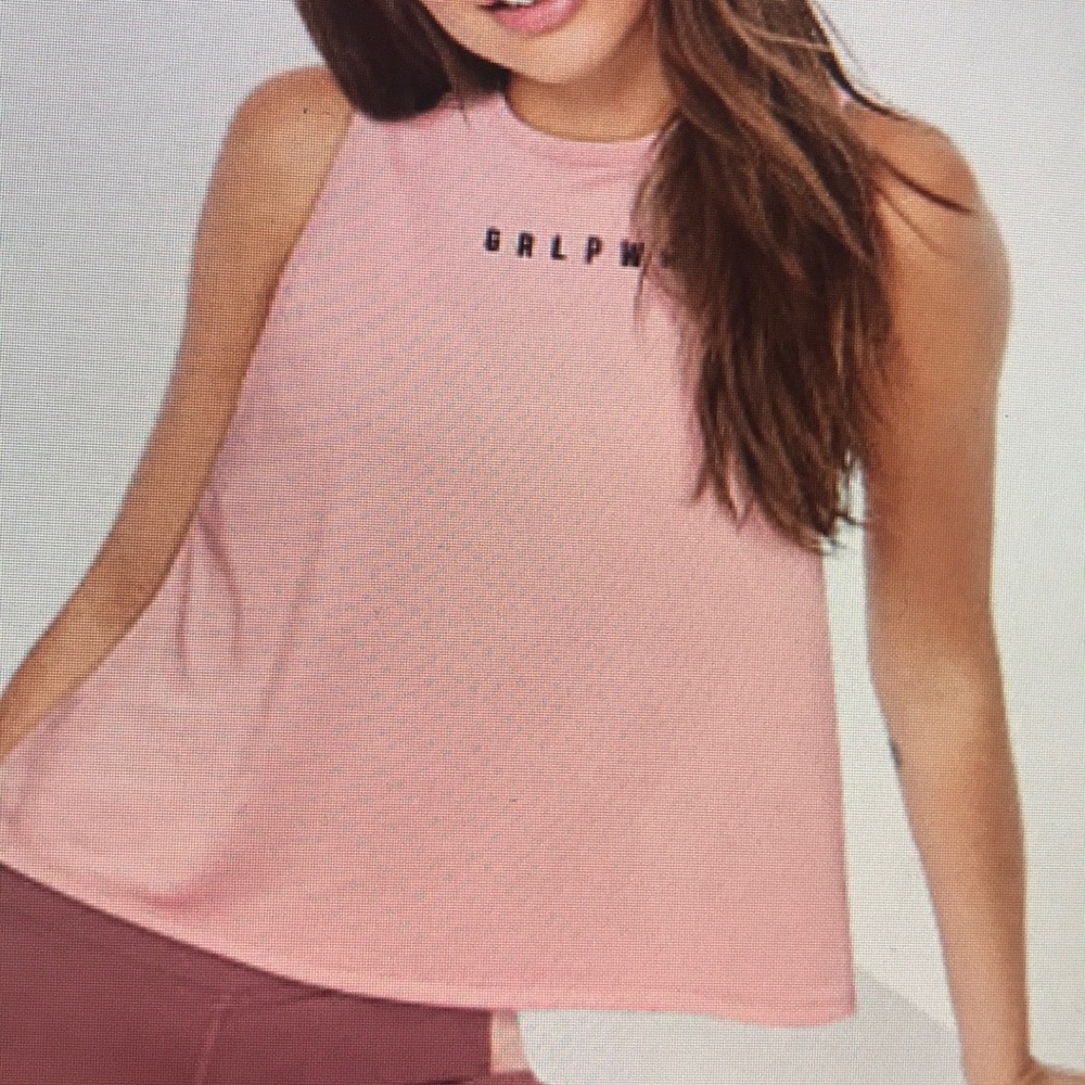 Pink Ultimate Crop Muscle Tank